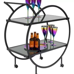 Servierwagen Loft Schwarz