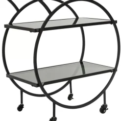 Servierwagen Loft Schwarz