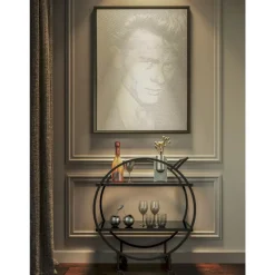 Servierwagen Loft Schwarz