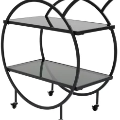 Servierwagen Loft Schwarz