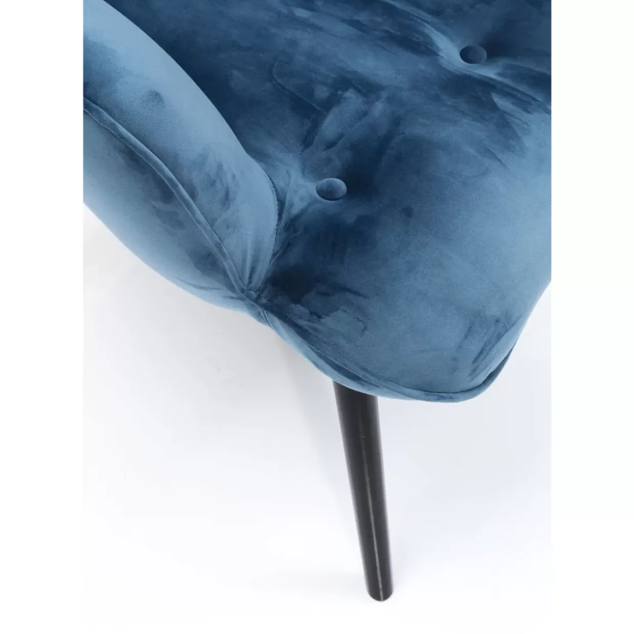 Sessel Black Vicky Velvet Petrol