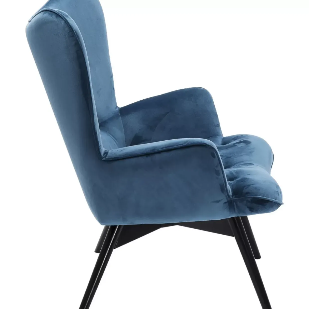 Sessel Black Vicky Velvet Petrol