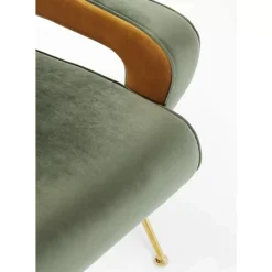 Sessel Luna High Grun