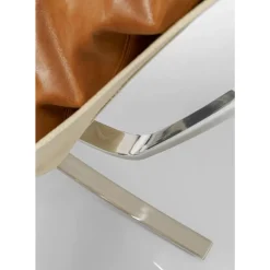 Sessel Mit Hocker Washington Braun