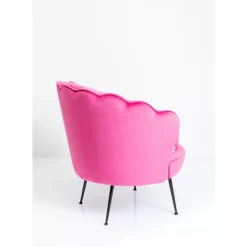 Sessel Water Lily Black Pink