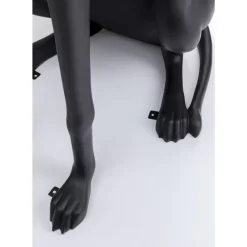 Skulptur Greyhound Oskar Schwarz 180Cm