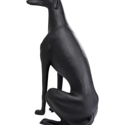 Skulptur Greyhound Oskar Schwarz 180Cm