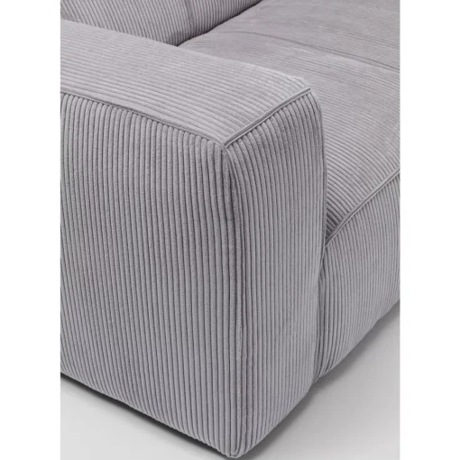 Sofa Cubetto 3-Sitzer Hellgrau 220Cm