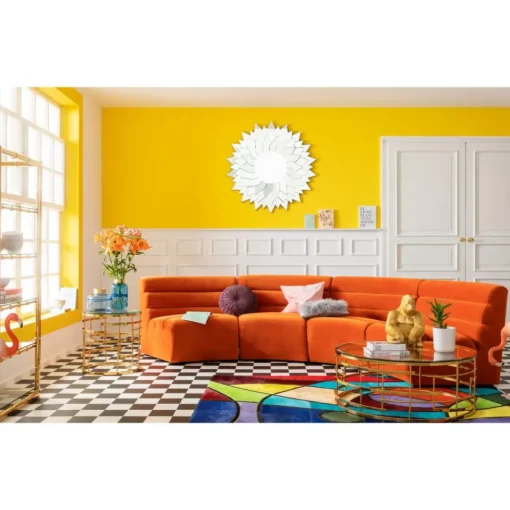 Sofa Element Wave Orange