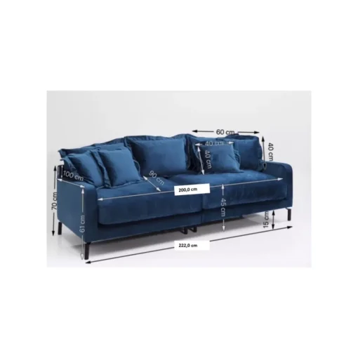 Sofa Lullaby 2-Sitzer Petrol