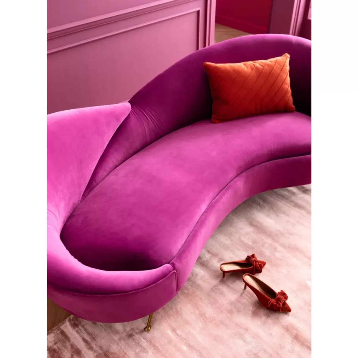 Sofa Night Fever 3-Sitzer Lila