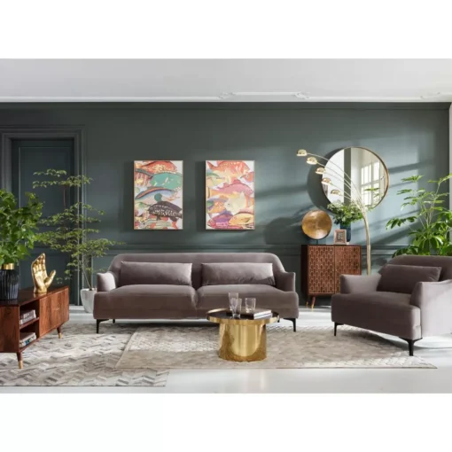 Sofa Proud 3-Sitzer Grau