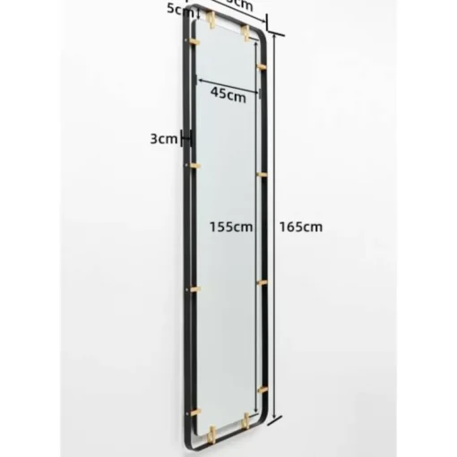 Spiegel Betsy Frame Rectangular Metal 55X165Cm