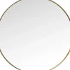 Spiegel Curve Round Brass O100Cm