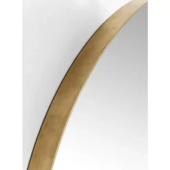 Spiegel Curve Round Brass O100Cm
