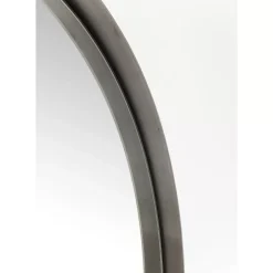 Spiegel Curve Round Steel Nature O100Cm