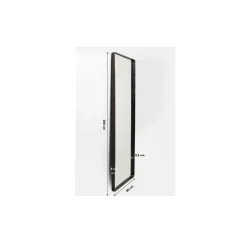 Spiegel Ombra Soft Schwarz 200X80Cm