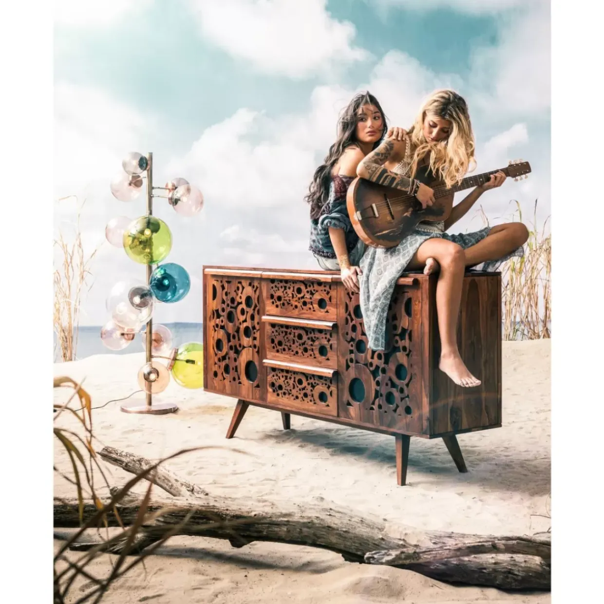 Stehleuchte Balloon Colore 15 Led