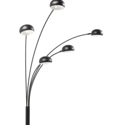 Stehleuchte Five Fingers Schwarz Matt