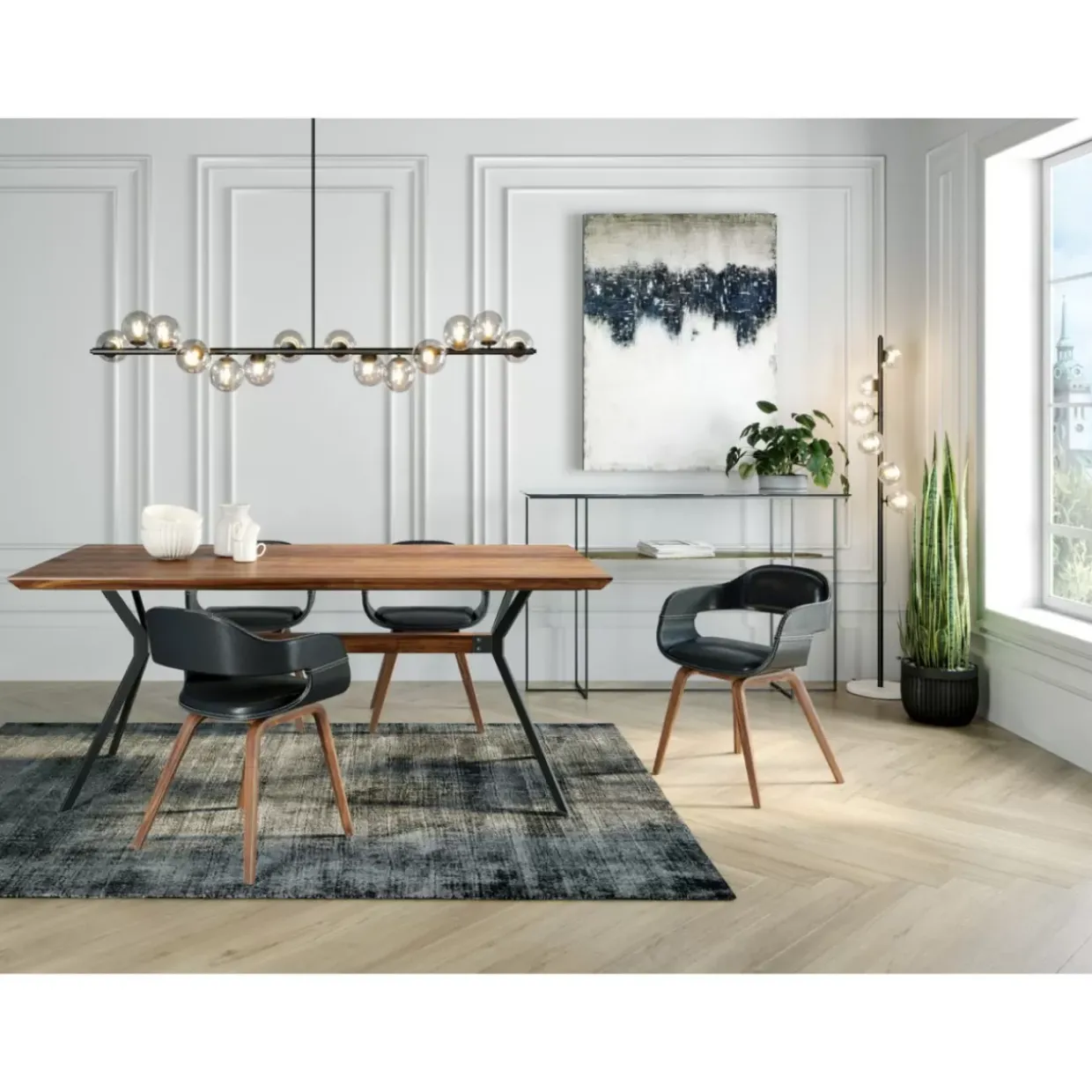 Stehleuchte Scala Balls Schwarz 160Cm