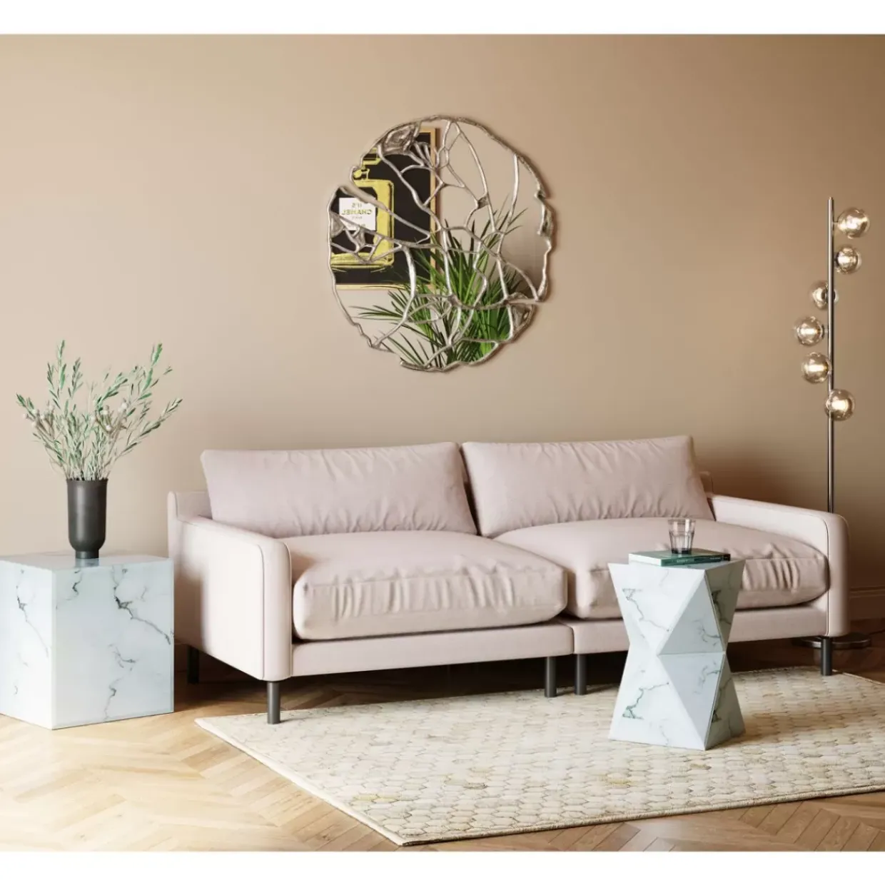 Stehleuchte Scala Balls Schwarz 160Cm