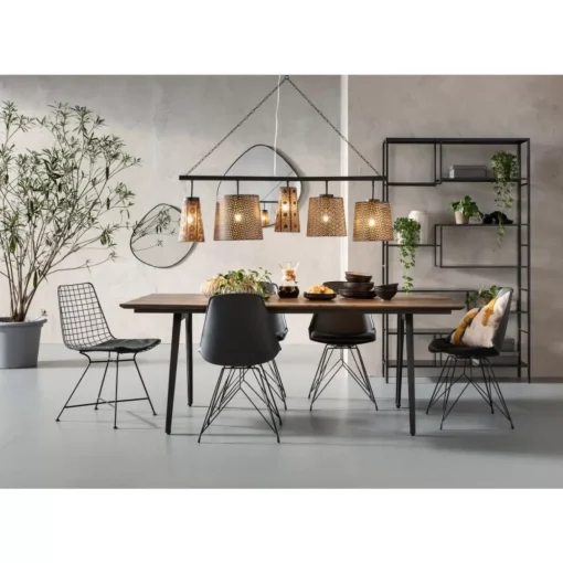Stuhl Grid Schwarz