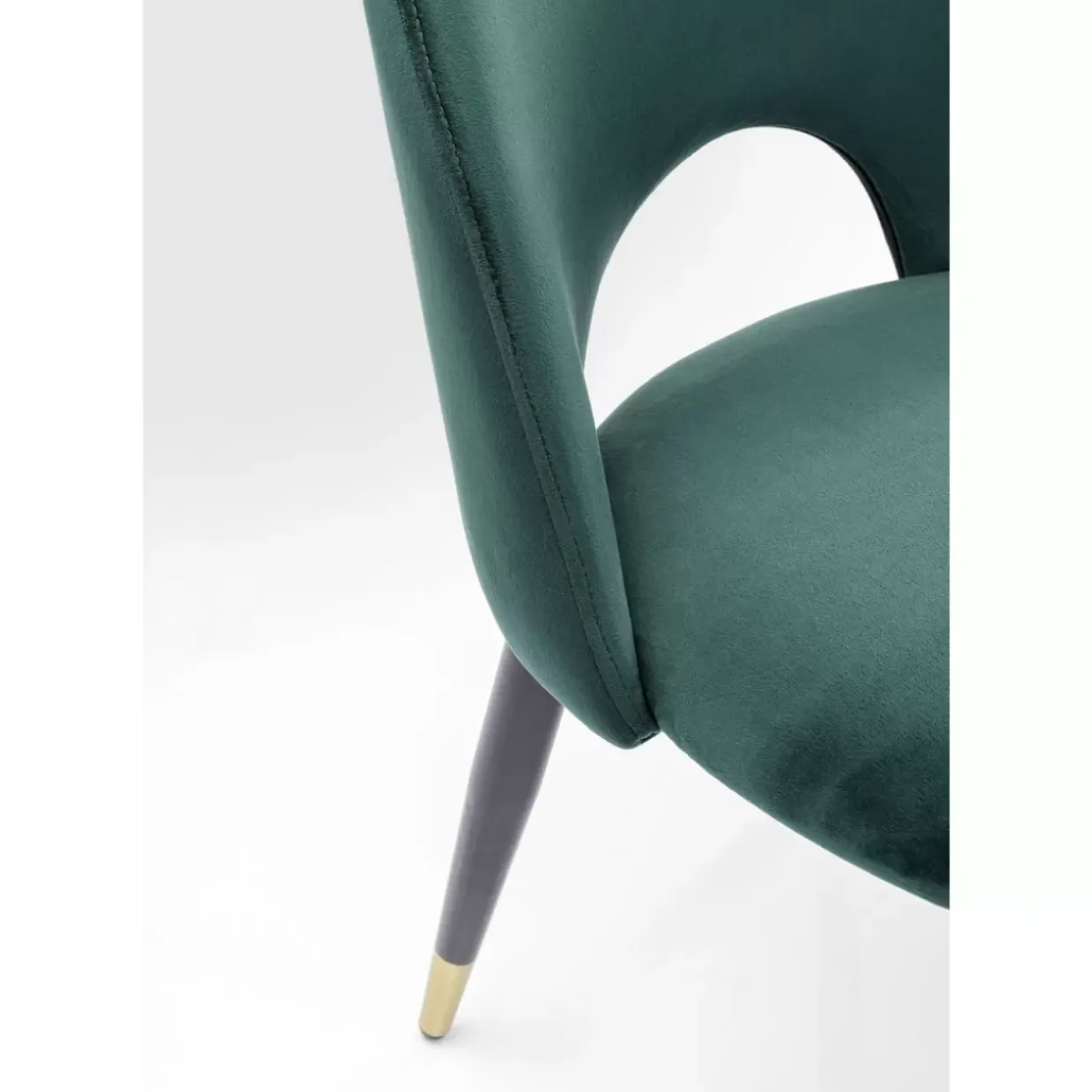 Stuhl Iris Velvet Grun