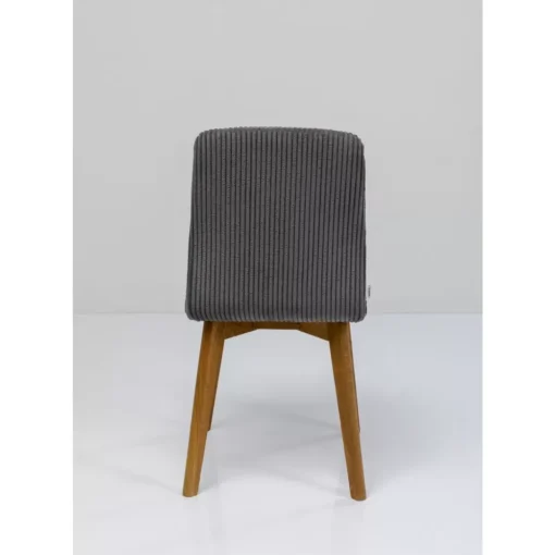 Stuhl Lara Cord Grau