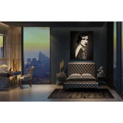 Stuhl Prince Velvet Grau