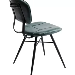 Stuhl Samba Leder Dunkelgrun