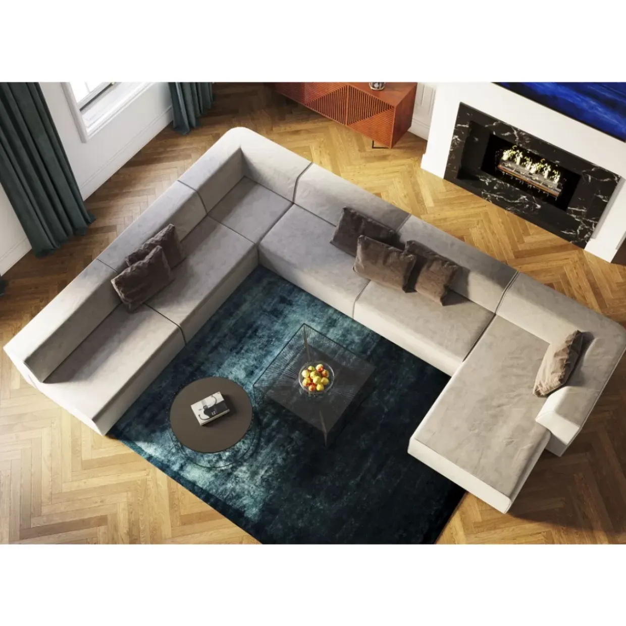 Teppich Cosy Ocean 200X300Cm