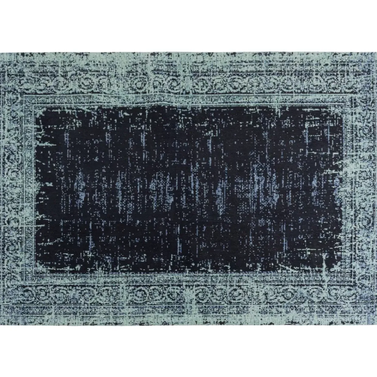 Teppich Vintage Deep Sea Blau 170X240Cm
