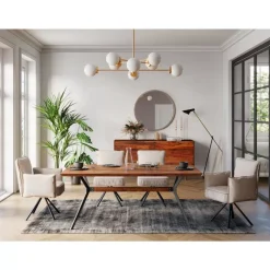 Tisch Downtown Walnut 180X90