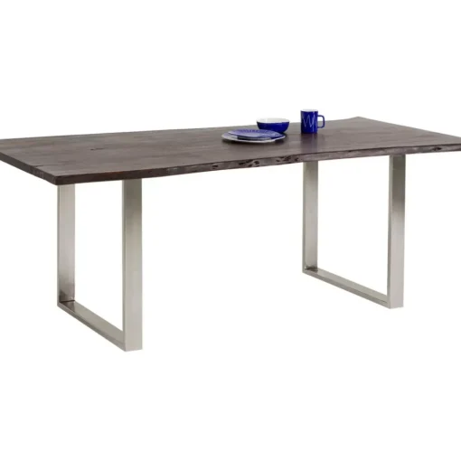 Tisch Harmony Dunkel Chrom 160X80