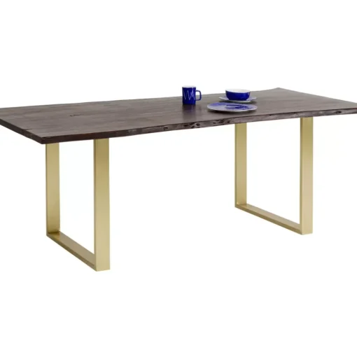 Tisch Harmony Dunkel Messing 180X90