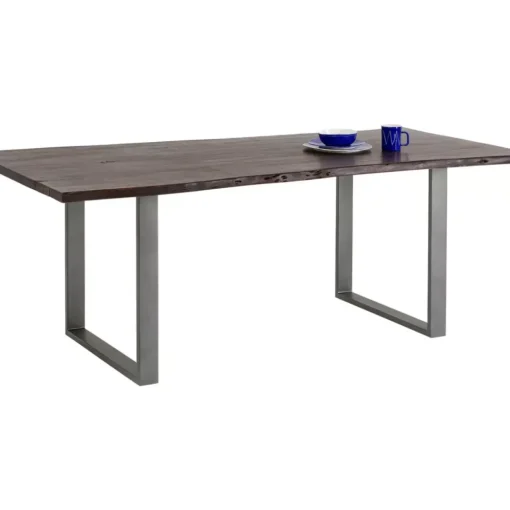 Tisch Harmony Dunkel Rohstahl 180X90