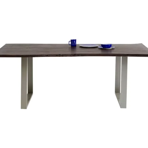 Tisch Harmony Dunkel Silber 160X80