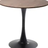 Tisch Schickeria Walnuss Schwarz O80Cm