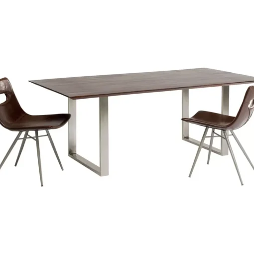 Tisch Symphony Dunkel Chrom 200X100