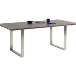 Tisch Symphony Dunkel Chrom 200X100