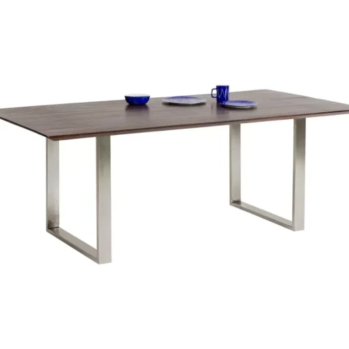 Tisch Symphony Dunkel Chrom 200X100