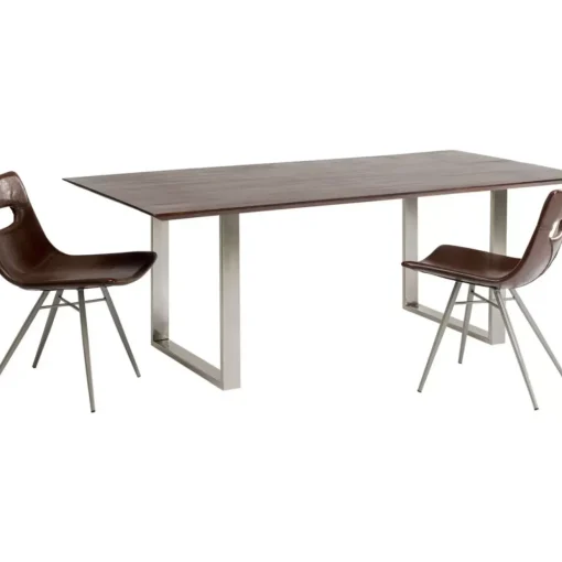 Tisch Symphony Dunkel Chrom 160X80