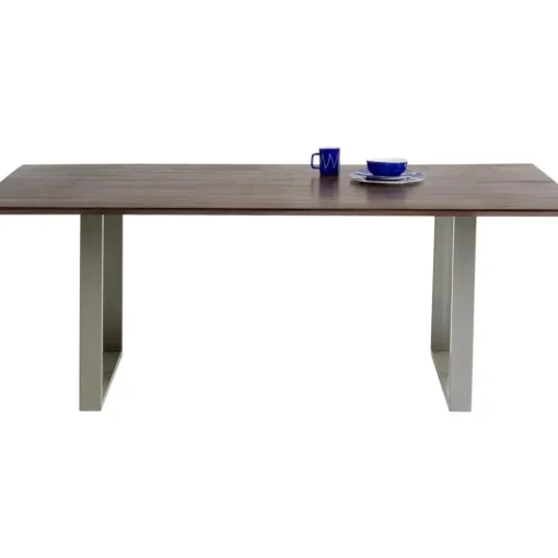 Tisch Symphony Dunkel Chrom 160X80