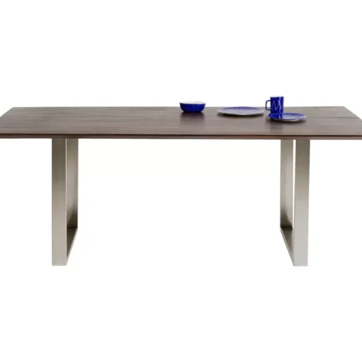 Tisch Symphony Dunkel Chrom 160X80