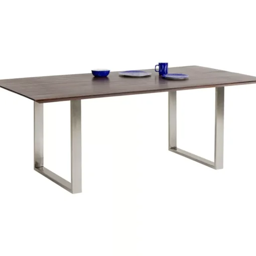 Tisch Symphony Dunkel Chrom 160X80