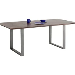 Tisch Symphony Dunkel Rohstahl 180X90