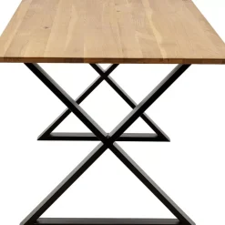 Tisch Symphony Eiche Cross Schwarz 200X100Cm