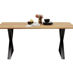 Tisch Symphony Eiche Cross Schwarz 200X100Cm