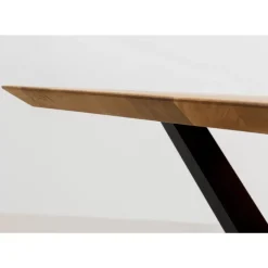 Tisch Symphony Eiche Cross Schwarz 180X90Cm