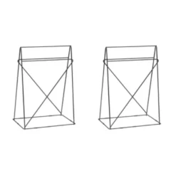 Tischbock Polar (Paar) Schwarz 31X49Cm